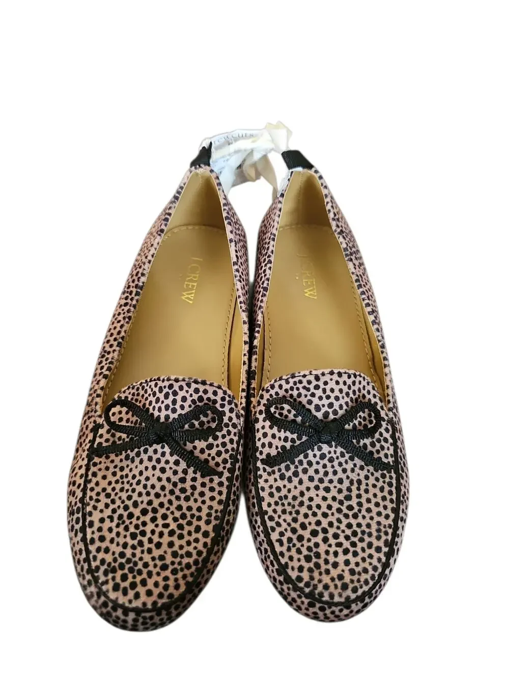 J.Crew Girls' Leopard Print Loafers sz 1 new with tags